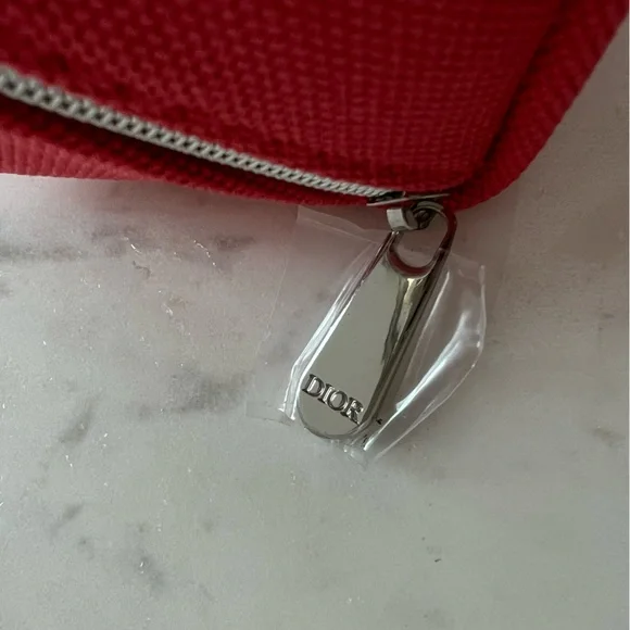 CHRISTIAN DIOR - Peony Coral Dior Trousse Bag - NWOT - Picture 3 of 6